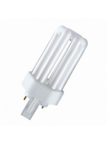 Лампа КЛЛ энергосберегающая 18Вт GX24d-2 Dulux T PLUS 18W/830 3000К теплый белый свет 123х49 4050300333489 OSRAM