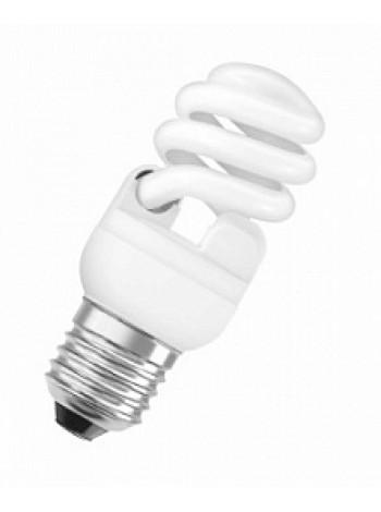 Лампа КЛЛ энергосберегающая 15Вт Е14 DST MTW 15W/840 4000К спираль мини, холодный свет 4052899916197 41х110 OSRAM