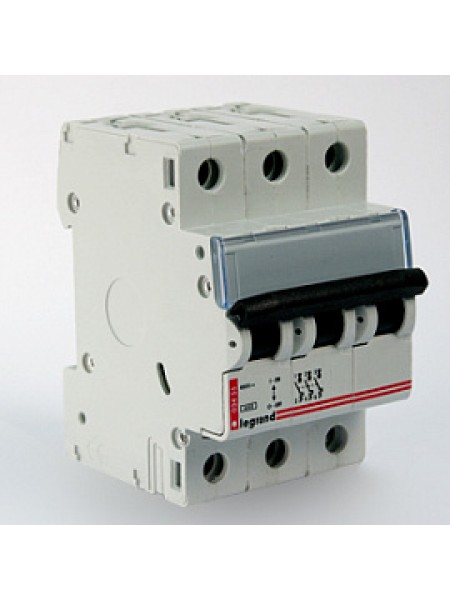Автоматический выключатель модульный Legrand DX3-E 3п 50А C 6кA (407296)