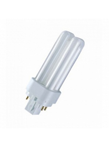 Лампа КЛЛ энергосберегающая 13Вт G24Q-1 Dulux D/Е 13W/840 4000К холодный свет 131х34 4050300017594 OSRAM