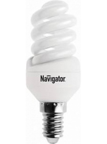 Лампа КЛЛ энергосберегающая 9Вт Spiral Full 6000К NCL-SF10-09-860-Е14 Navigator