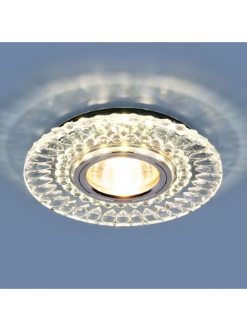 Точечный светодиодный светильник 2197 MR16 CL/SL прозрачный/серебро Elektrostandard