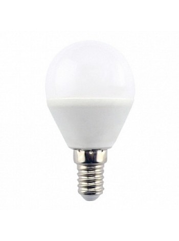 Лампа светодиодная 8Вт E14 G45 2700К матовая 220В шар Premium K4QW80ELC ECOLA