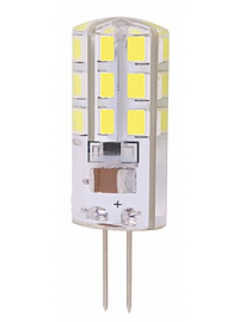 Лампа светодиодная 3,0Вт G4 JC 4000K 200Лм прозрачная 230В капсульная 50Гц холодный PLED .1032072 Jazzway