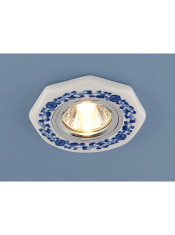 Керамический светильник 9033 WH/BL керамика бело-голубой Elektrostandard