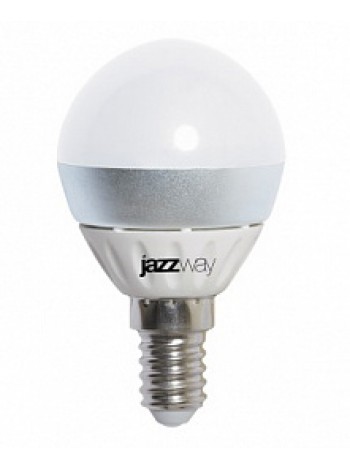 Лампа светодиодная 5Вт E27 G45 3000К 350Лм матовая 230В шар Combi .1013125 JazzWay