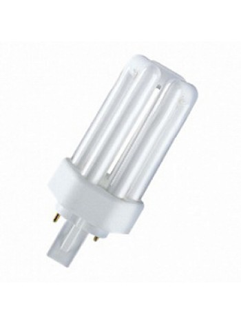 Лампа КЛЛ энергосберегающая 18Вт GX24D Dulux T PLUS 18W/840 4000К холодный белый свет 123х49 4050300333465 OSRAM