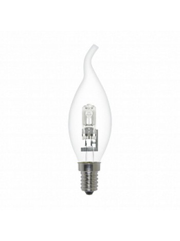 Лампа галогенная 42Вт HCL-42/CL/Е14 flame свеча на ветру 01079 Uniel