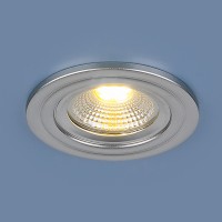 Встраиваемый потолочный LED светильник 9902 LED 3W COB SL серебро Elektrostandard