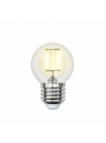 Лампа светодиодная 6Вт E27 G45 3000К 500Лм прозрачная 200-250В шар SKY ( LED-G45-6W/WW/E27/CL PLS02WH ) UL-00000196 Uniel