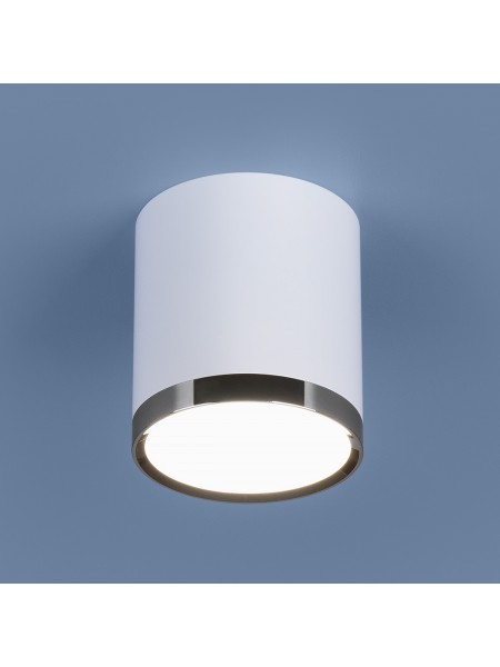 Накладной потолочный  светодиодный светильник DLR024 6W 4200K белый матовый Elektrostandard