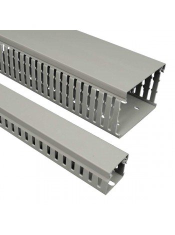Перфорированный канал DIN серый PVC 2 m 50 x 75 RK 50X75 DIN_LD kopos