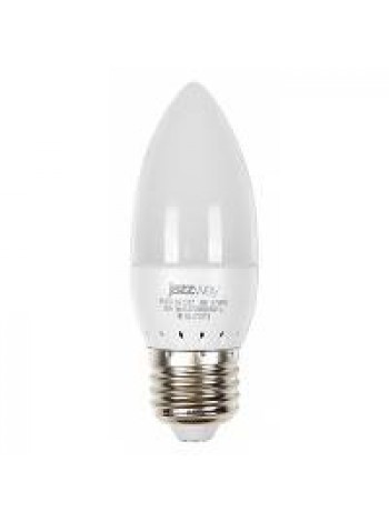 Лампа светодиодная 5Вт Е27 C37 3000K 400Лм матовая 220В свеча, теплый PLED-ECO .2855312A Jazzway