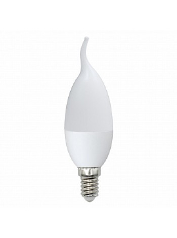 Лампа светодиодная 6Вт E14 CW37 4000К 450Лм матовая 200-250В свеча на ветру Optima ( LED-CW37-6W/NW/E14/FR/O ) UL-00000307 Uniel