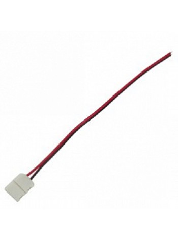 Ecola LED strip connector соед.кабель с одним 2-контактный зажимным разъемом 8мм 15см SC28C1ESB /уп3шт/