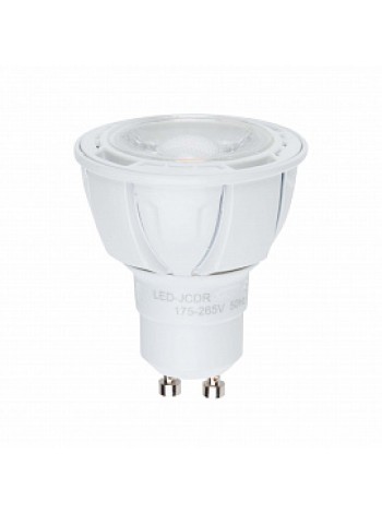 Лампа светодиодная 5Вт GU10 JCDR 4500К 430Лм прозрачная 175-250В софит Simple 09908 Volpe
