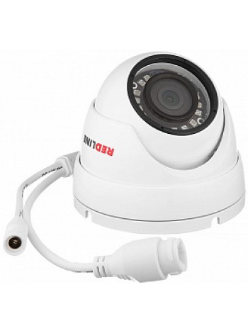 Видеокамера уличная IP купольная 2Мп 2,8мм Вандалозащищенная POE RedLine RL-IP22P