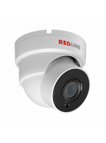 Видеокамера уличная IP купольная 5Мп 2,8мм Вандалозащищенная POE Звук RedLine RL-IP25P-S