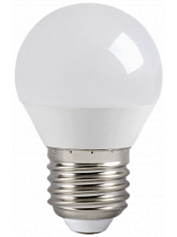 Лампа светодиодная 5Вт E27 G45 6500К 450Лм матовая 230В шар ECO LLE-G45-5-230-65-E27 IEK