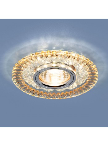 Точечный светодиодный светильник 2198 MR16 CL/GD прозрачный/золото Elektrostandard