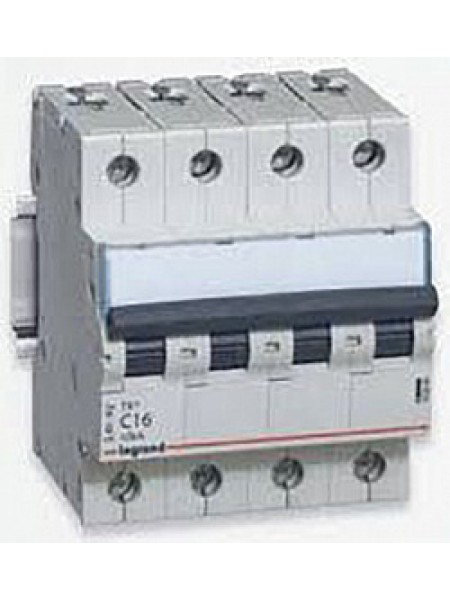 Автоматический выключатель модульный Legrand TX3 4п 20А C 6кA (404071)