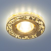 Встраиваемый потолочный светильник с LED подсветкой 8096 MR16 GD золото Elektrostandard