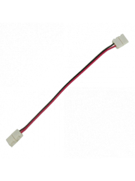 Ecola LED strip connector соед.кабель с двумя 2-контактный зажимными разъемами 8мм 15см SC28C2ESB /уп3шт/
