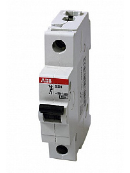 Автоматический выключатель модульный ABB S201 1п 8А C 6кA AC/DC (перемен./постоян.) (2CDS251001R0084)