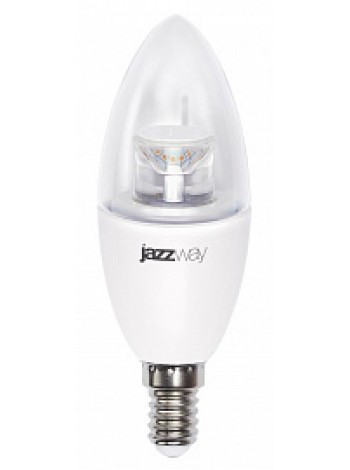 Лампа светодиодная 7,0Вт Е14 C37 2700К 520Лм диммируемая теплый, свеча PLED- DIM .1035349 Jazzway
