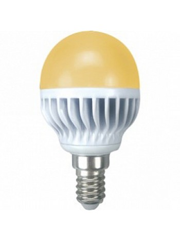 Лампа светодиодная 7Вт E14 G45 матовая 220В шар золото K4NG70ELB ECOLA
