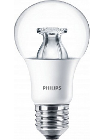 Лампа светодиодная 9Вт E27 A60 2700К 806Лм прозрачная 220-240В грушевидная MAS 929001150932 Philips