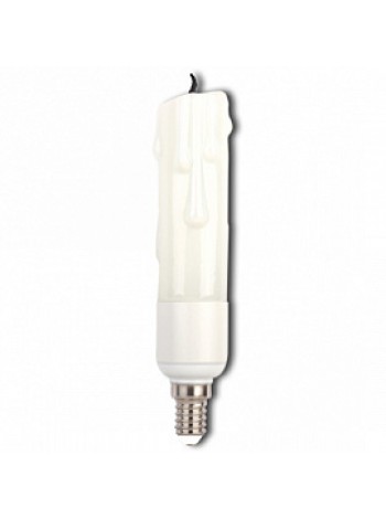 Лампа светодиодная 6,4Вт E14 C37 4000К 220В свеча с фитилем Premium C4ZV64ELC ECOLA