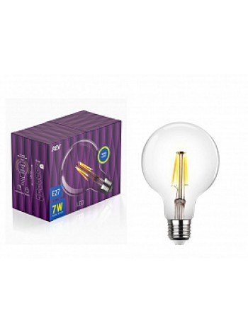 Лампа светодиодная 7Вт E27 G95 2700К 695Лм прозрачная 230В шар Filament VINTAGE DECO Premium 32434 8 REV