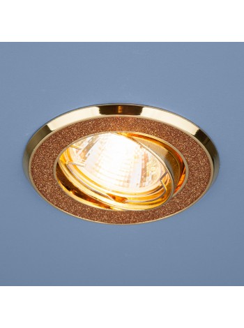 Точечный светильник 611 MR16 GD золотой блеск/золото Elektrostandard