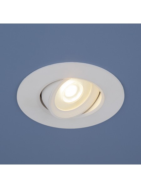 Встраиваемый потолочный светодиодный светильник 9906 LED 6W WH белый Elektrostandard