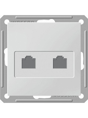 Розетка двойная компьютерная RJ45 кат.5Е механизм шампань W59 RSI-251KK5E-4-86 Schneider Electric