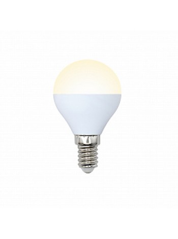 Лампа светодиодная 8Вт E14 G45 3000К 600Лм матовая 200-250В шар Optima ( LED-G45-8W/WW/E14/FR/O ) UL-00001779 Uniel
