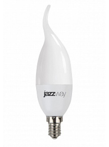 Лампа светодиодная 9Вт Е14 CА37 3000K 820Лм матовая 220В свеча на ветру PLED-SP .2859518A Jazzway