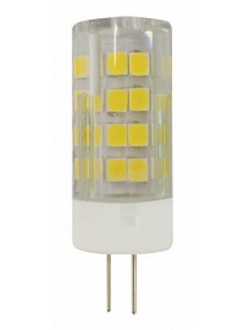 Лампа светодиодная 5,0Вт G4 JC 2700K 400Лм прозрачная 220В Капсула PLED .5000940 Jazzway
