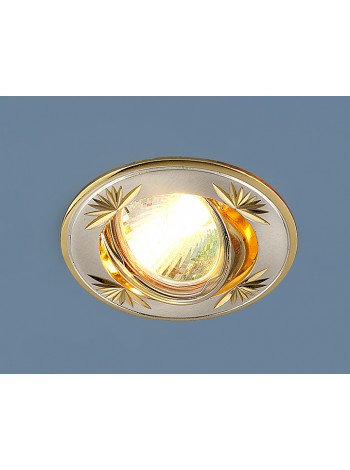 Точечный светильник 104A MR16 SS/GD сатин серебро/золото Elektrostandard