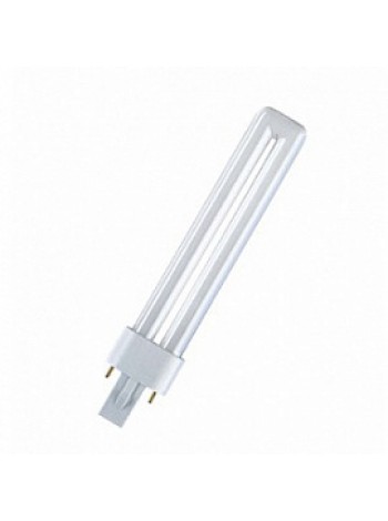 Лампа КЛЛ энергосберегающая 11Вт G23 Dulux S 11W/827 2р 2700К теплый свет 237х27 4050300006017 OSRAM
