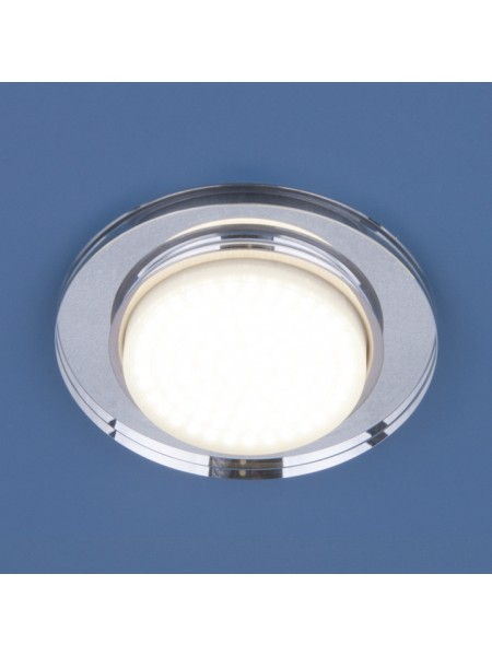 Точечный светильник 8061 GX53 SL  зеркальный/серебро Elektrostandard