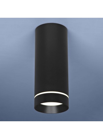Накладной потолочный светодиодный светильник DLR022 12W 4200K черный матовый Elektrostandard