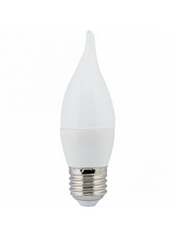 Лампа светодиодная 7Вт E27 CA37 2700К матовая 220В свеча на ветру Premium C7SW70ELC ECOLA