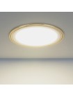 Встраиваемый потолочный светодиодный светильник Downlight DLR006 12W 4200K PS/G перламутровый серебро/золото Elektrostandard