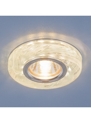 Точечный светодиодный светильник 2191 MR16 CL/BL прозрачный/голубой Elektrostandard