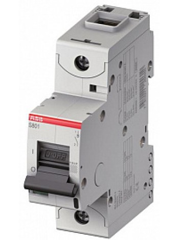 Автоматический выключатель модульный ABB S801C 1п 50А C 15кA AC/DC (перемен./постоян.) (2CCS881001R0504)