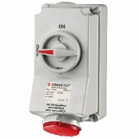 Розетка 16/400/4 настенная DUO 5100A IP44 Mennekes