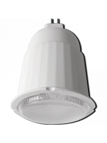 Лампа КЛЛ энергосберегающая 11Вт GU5.3 MR16 220В 4100K холодный свет рефлектор 85х50 /M22V11ECG/ ECOLA