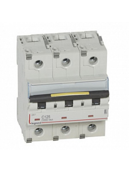 Автоматический выключатель модульный Legrand DX3-E 3п 125А C 10кA (409282)